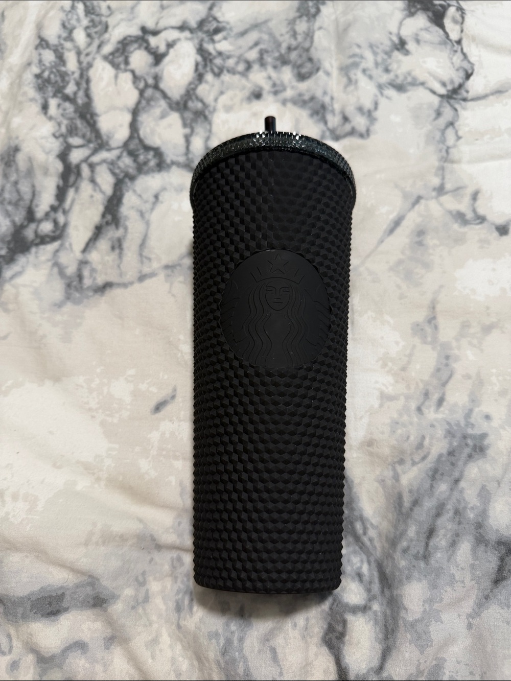 Starbucks Black Studded Tumbler with Embossed Siren